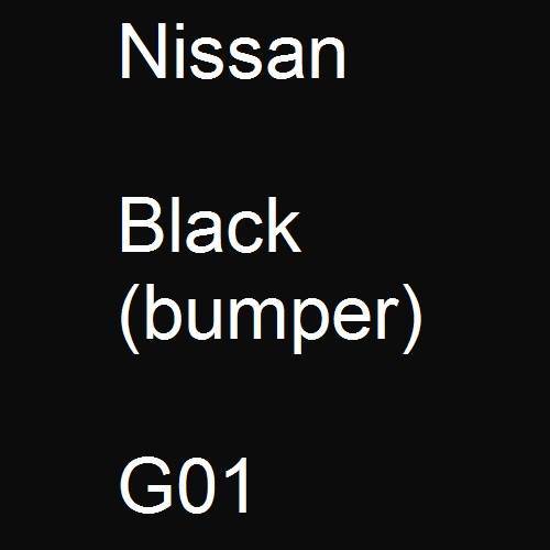 Nissan, Black (bumper), G01.